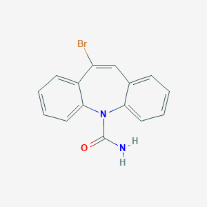 molecular formula C15H11BrN2O B195695 10-Bromo-5H-dibenzo[b,f]azepine-5-carboxamide CAS No. 59690-97-0