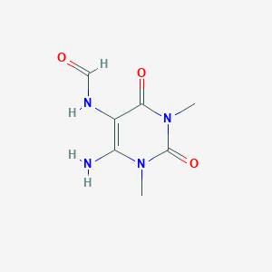 molecular formula C7H10N4O3 B195704 6-Amino-5-formamido-1,3-dimethyluracil CAS No. 7597-60-6