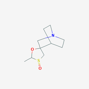 molecular formula C10H17NO2S B195708 Cevimeline Sulfoxide CAS No. 124751-36-6