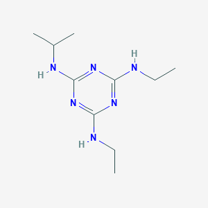 molecular formula C10H20N6 B019574 N,N'-Diethyl-N''-isopropyl-1,3,5-triazine-2,4,6-triamine CAS No. 30360-19-1