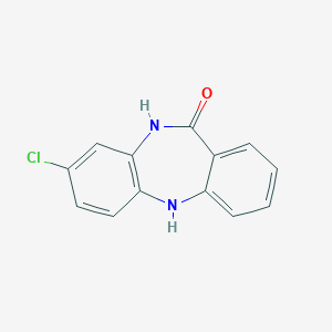 molecular formula C13H9ClN2O B195747 8-Chloro-5,10-dihydro-11H-dibenzo[b,e][1,4]-diazepin-11-one CAS No. 50892-62-1