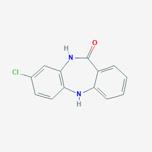 molecular formula C13H9ClN2O B195747 8-Chloro-5,10-Dihydro-11h-Dibenzo[b,E][1,4]diazepin-11-One CAS No. 50892-62-1