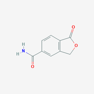 B195767 1,3-Dihydro-1-oxoisobenzofuran-5-carboxamide CAS No. 85118-25-8