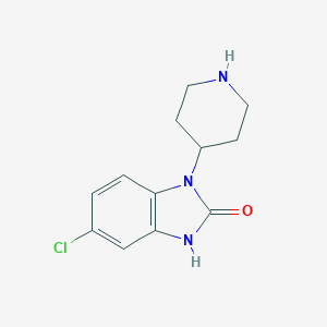 molecular formula C12H14ClN3O B195779 5-Chloro-1-(piperidin-4-yl)-1H-benzo[d]imidazol-2(3H)-one CAS No. 53786-28-0