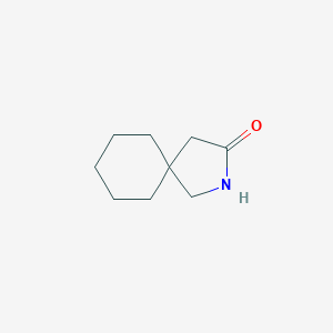 molecular formula C9H15NO B195782 2-氮杂螺[4.5]癸-3-酮 CAS No. 64744-50-9
