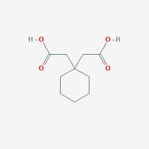 molecular formula C10H16O4 B195787 1,1-Cyclohexanediacetic acid CAS No. 4355-11-7