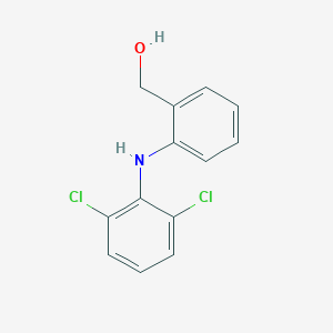molecular formula C13H11Cl2NO B195793 (2-((2,6-Dichlorophenyl)amino)phenyl)methanol CAS No. 27204-57-5