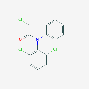 molecular formula C14H10Cl3NO B195794 2-Chloro-N-(2,6-dichlorophenyl)-N-phenylacetamide CAS No. 15308-01-7