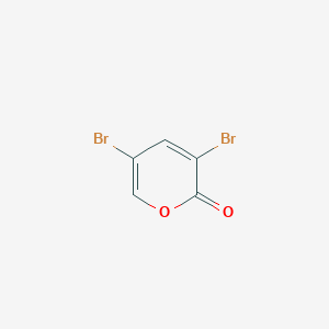 molecular formula C5H2Br2O2 B019581 3,5-二溴-2H-吡喃-2-酮 CAS No. 19978-41-7