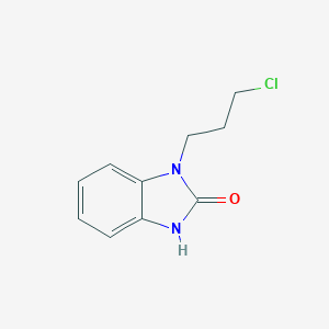 molecular formula C10H11ClN2O B195810 1-(3-Chloropropyl)-1,3-dihydro-2H-benzimidazol-2-one CAS No. 62780-89-6
