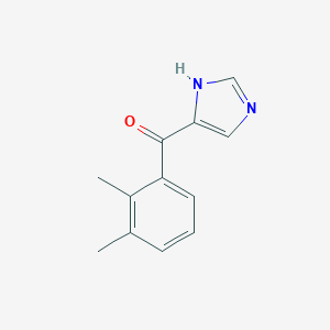 molecular formula C12H12N2O B195847 (2,3-二甲基苯基)(1H-咪唑-4-基)甲酮 CAS No. 91874-85-0
