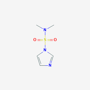 molecular formula C5H9N3O2S B195860 N,N-二甲基-1H-咪唑-1-磺酰胺 CAS No. 78162-58-0