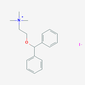 molecular formula C18H24INO B195868 Diphenhydramine methiodide CAS No. 14177-81-2