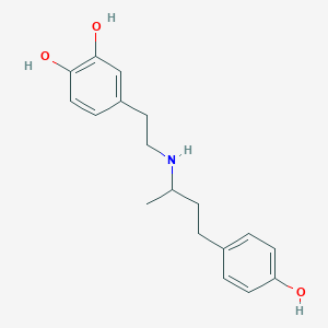 molecular formula C18H23NO3 B195870 Dobutamine CAS No. 34368-04-2