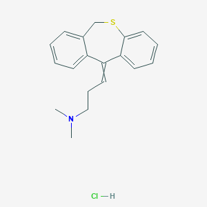 molecular formula C19H22ClNS B195874 Dosulepin hydrochloride CAS No. 897-15-4