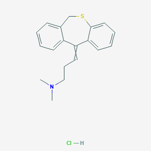 molecular formula C19H21NS·HCl B195874 Dosulepin hydrochloride CAS No. 897-15-4