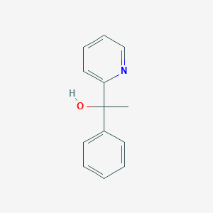 molecular formula C13H13NO B195880 1-Phenyl-1-(pyridin-2-yl)ethanol CAS No. 19490-92-7