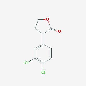 molecular formula C10H8Cl2O2 B019589 3-(3,4-二氯苯基)-二氢呋喃-2-酮 CAS No. 103753-78-2