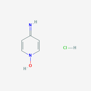 molecular formula C5H6N2O. HCl B195899 4-Aminopyridin-1-ium-1-olate hydrochloride CAS No. 1433-03-0