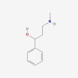 molecular formula C10H15NO B195923 3-Hydroxy-N-methyl-3-phenyl-propylamine CAS No. 42142-52-9