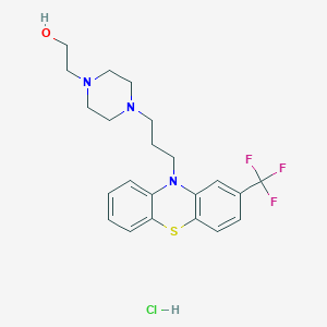 molecular formula C22H28F3N3OSCl2 B195928 Fluphenazine hydrochloride CAS No. 146-56-5