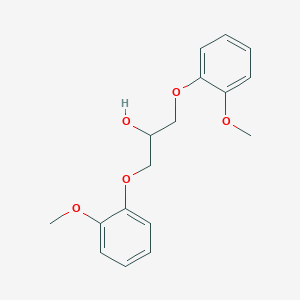 molecular formula C17H20O5 B195955 2-Propanol, 1,3-bis(o-methoxyphenoxy)- CAS No. 16929-60-5