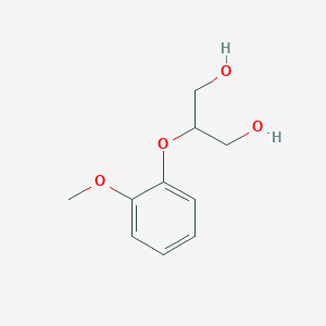 molecular formula C10H14O4 B195960 2-(2-Methoxyphenoxy)propane-1,3-diol CAS No. 14007-09-1