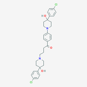 molecular formula C32H36Cl2N2O3 B195970 4-(4-(4-氯苯基)-4-羟基哌啶-1-基)-1-(4-(4-(4-氯苯基)-4-羟基哌啶-1-基)苯基)丁酮 CAS No. 67987-08-0