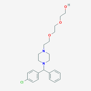 molecular formula C23H31ClN2O3 B195972 Etodroxizine CAS No. 17692-34-1