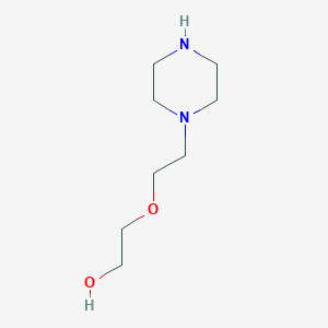 molecular formula C8H18N2O2 B195975 1-[2-(2-羟乙氧基)乙基]哌嗪 CAS No. 13349-82-1