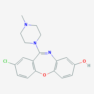molecular formula C18H18ClN3O2 B195979 8-Hydroxyloxapine CAS No. 61443-77-4