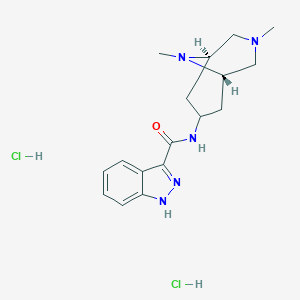 molecular formula C17H25Cl2N5O B195994 Indisetron hydrochloride CAS No. 160472-97-9