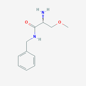 molecular formula C11H16N2O2 B196000 (R)-2-氨基-N-苄基-3-甲氧基丙酰胺 CAS No. 196601-69-1