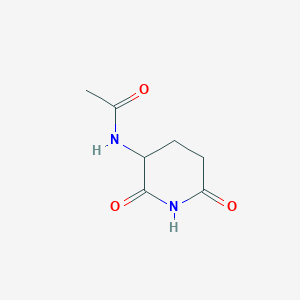 molecular formula C7H10N2O3 B196022 N-(2,6-Dioxopiperidin-3-YL)acetamide CAS No. 1468-52-6