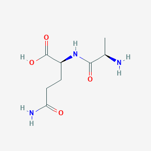 molecular formula C8H15N3O4 B196035 D-丙氨酰-L-谷氨酰胺 CAS No. 205252-36-4