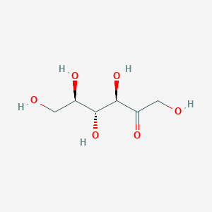 molecular formula C6H12O6 B196036 (3R,4R,5R)-1,3,4,5,6-pentahydroxyhexan-2-one CAS No. 551-68-8