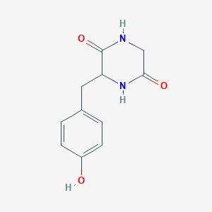 molecular formula C11H12N2O3 B196037 Cyclo(Gly-Tyr) 
