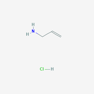 molecular formula C3H7N. HCl B196039 盐酸烯丙胺 CAS No. 10017-11-5