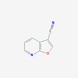 molecular formula C8H4N2O B019604 呋并[2,3-B]吡啶-3-腈 CAS No. 109274-96-6