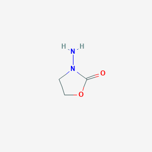 molecular formula C3H6N2O2 B196048 3-Amino-2-oxazolidinone CAS No. 80-65-9