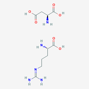 molecular formula C6H14N4O2. C4H7NO4 B196050 L-Arginine L-aspartate CAS No. 7675-83-4