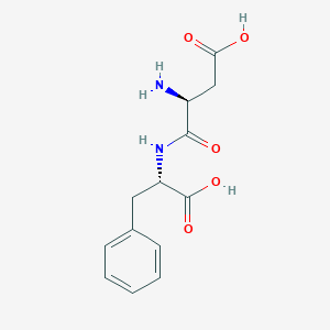 molecular formula C13H16N2O5 B196057 L-Aspartyl-L-phenylalanine CAS No. 13433-09-5