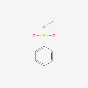 molecular formula C7H8O3S B196065 Methyl benzenesulfonate CAS No. 80-18-2