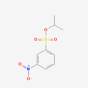 molecular formula C9H11NO5S B196066 Benzenesulfonic acid, 3-nitro-, 1-methylethyl ester CAS No. 64704-12-7