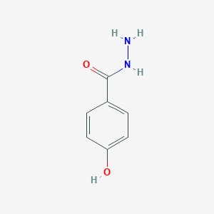 molecular formula C7H8N2O2 B196067 4-Hydroxybenzohydrazide CAS No. 5351-23-5