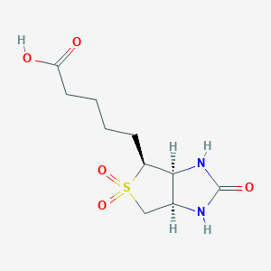 molecular formula C10H16N2O5S B196099 Biotin sulfone CAS No. 40720-05-6
