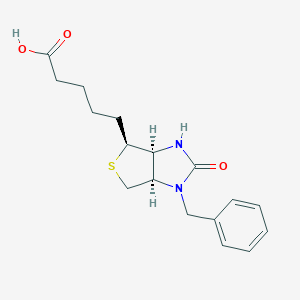 molecular formula C17H22N2O3S B196102 1'N-Benzyl Biotin CAS No. 76335-62-1