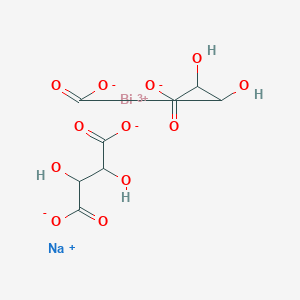 molecular formula C4H2BiNaO6 B196111 Sodium bismuth tartrate CAS No. 31586-77-3