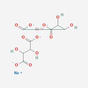 molecular formula C12H12BiO18Na3 B196111 Sodium bismuth tartrate CAS No. 31586-77-3