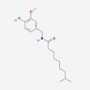 molecular formula C18H29NO3 B196133 二氢辣椒素 CAS No. 19408-84-5